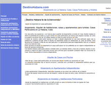 Tablet Screenshot of destinohabana.com